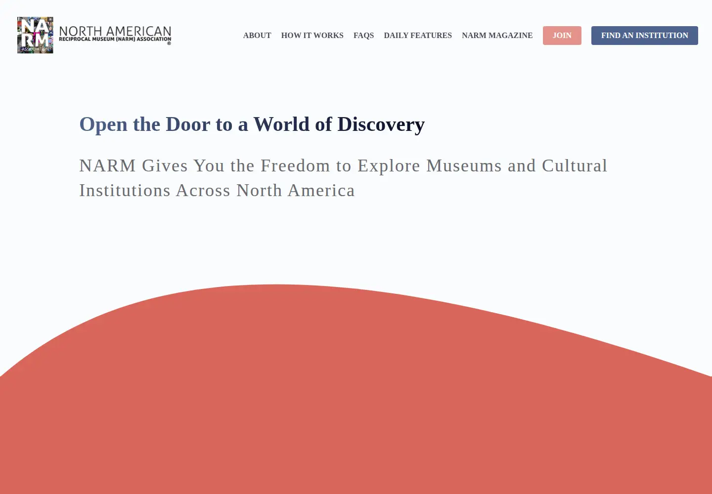Screenshot of narmassociation.org