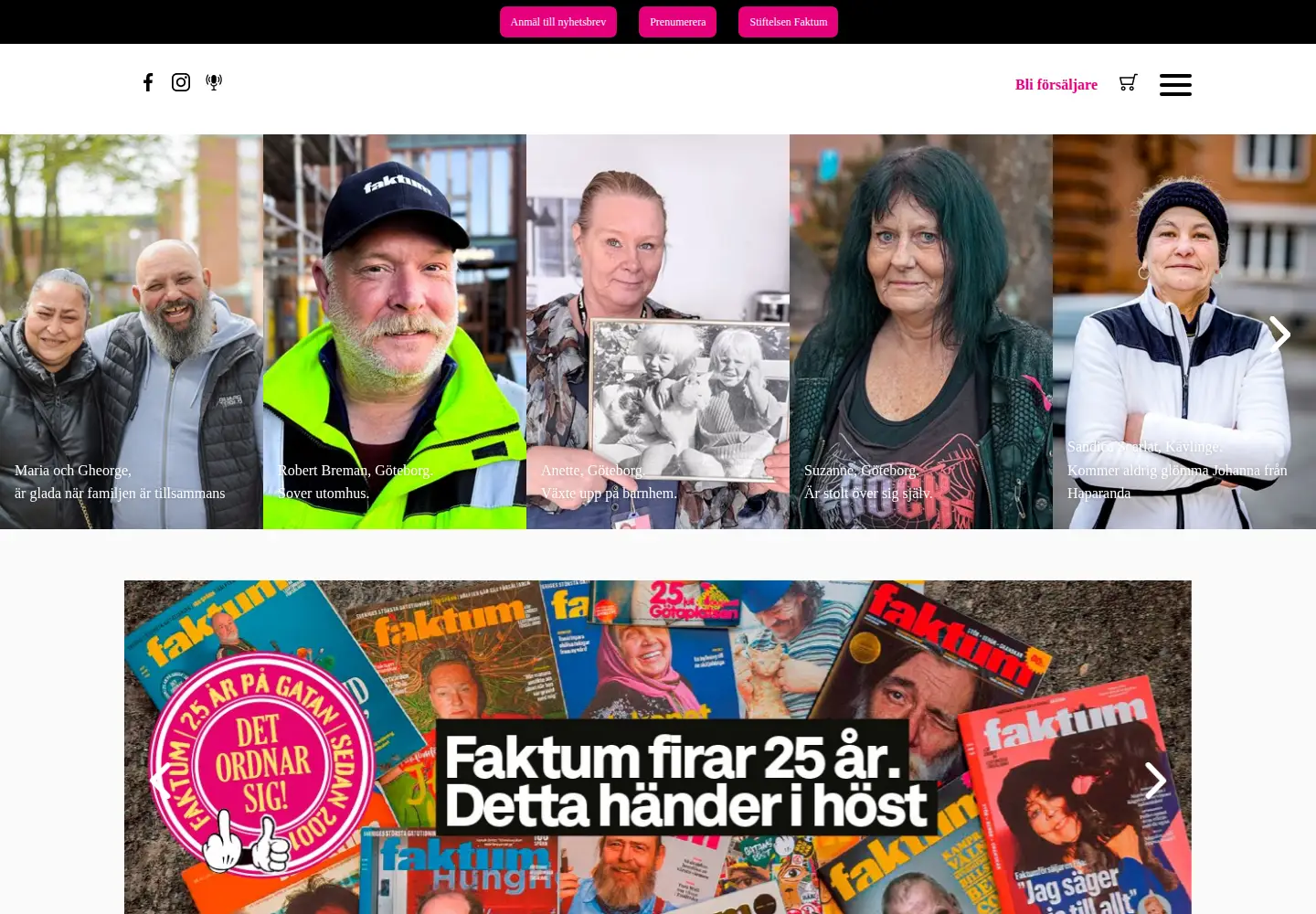 Screenshot of faktum.se