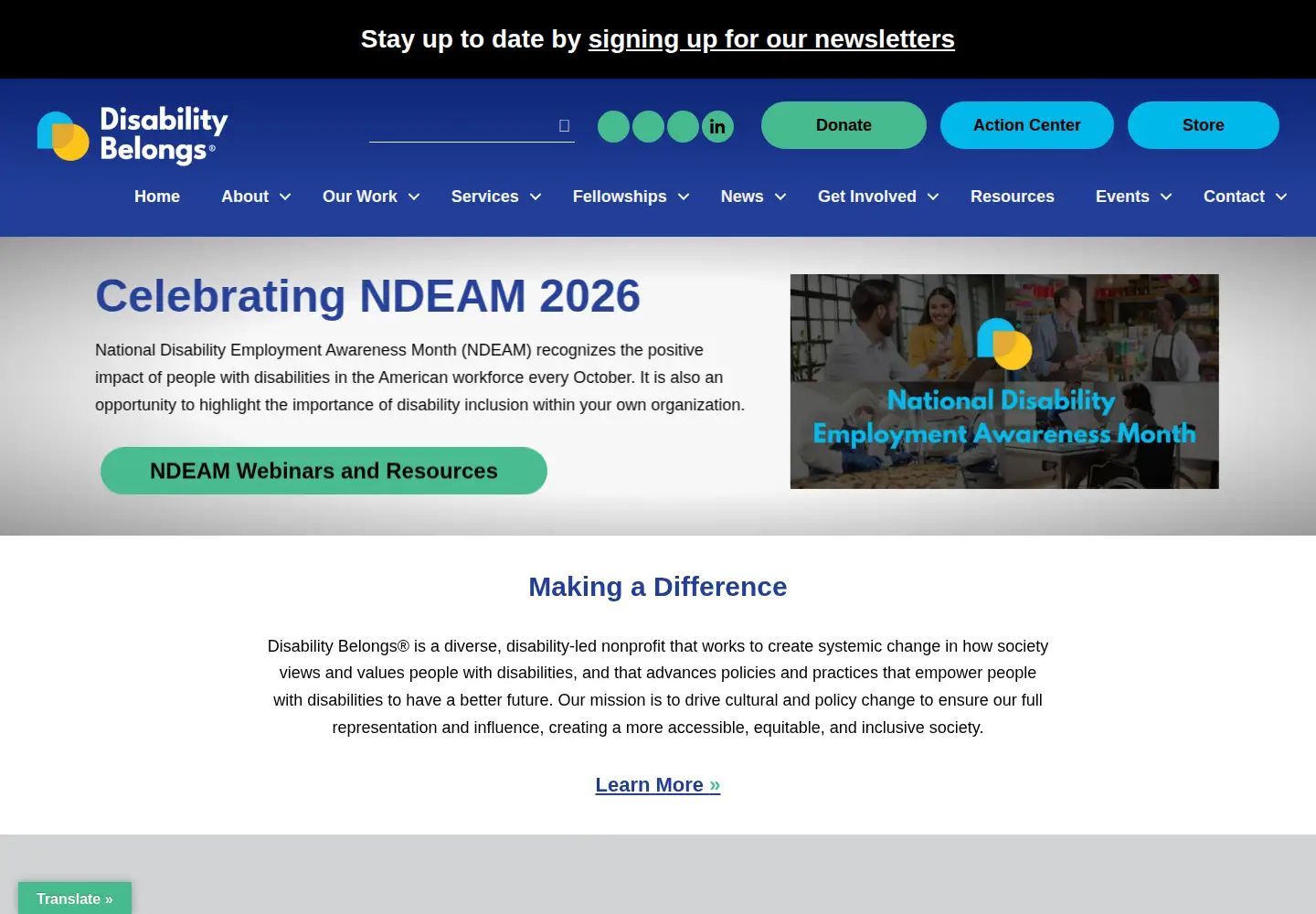 Captured homepage of respectability.org in the current scan
