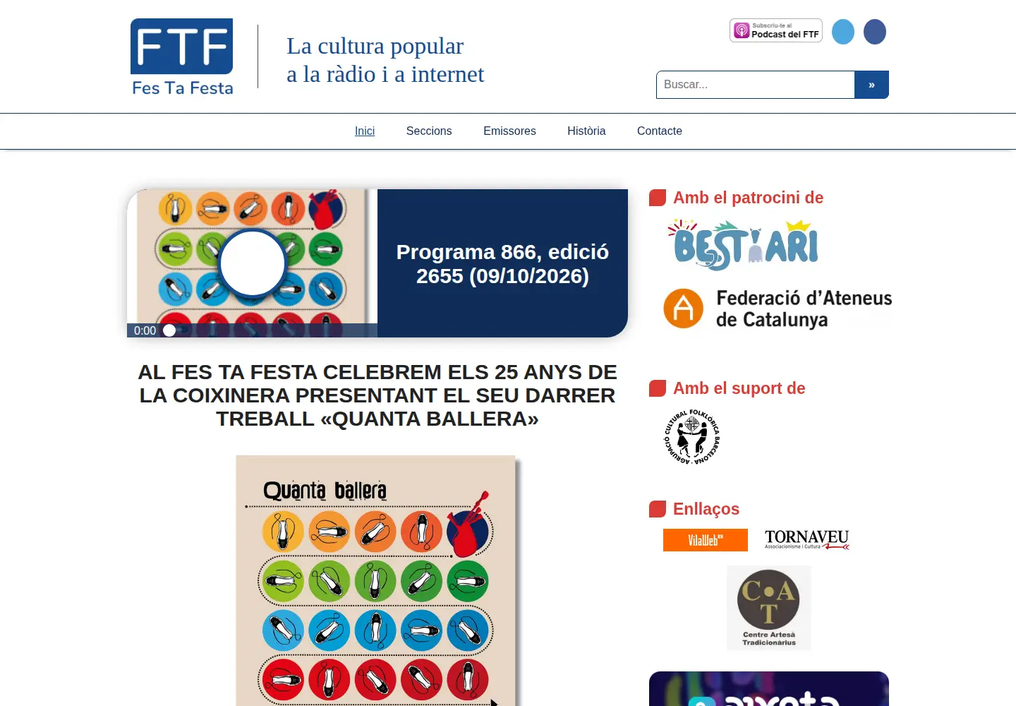 Screenshot of festafesta.cat