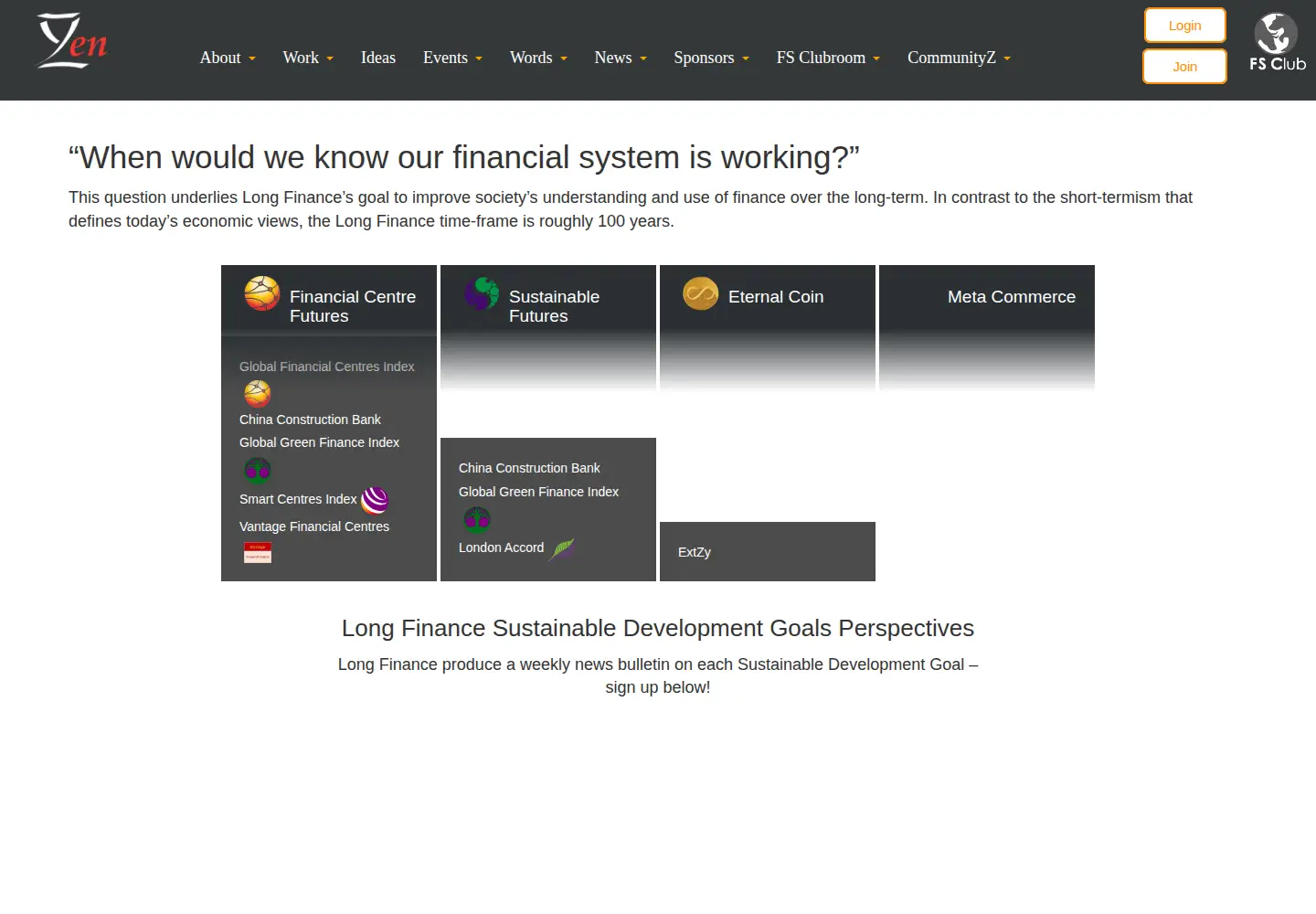 Screenshot of longfinance.net