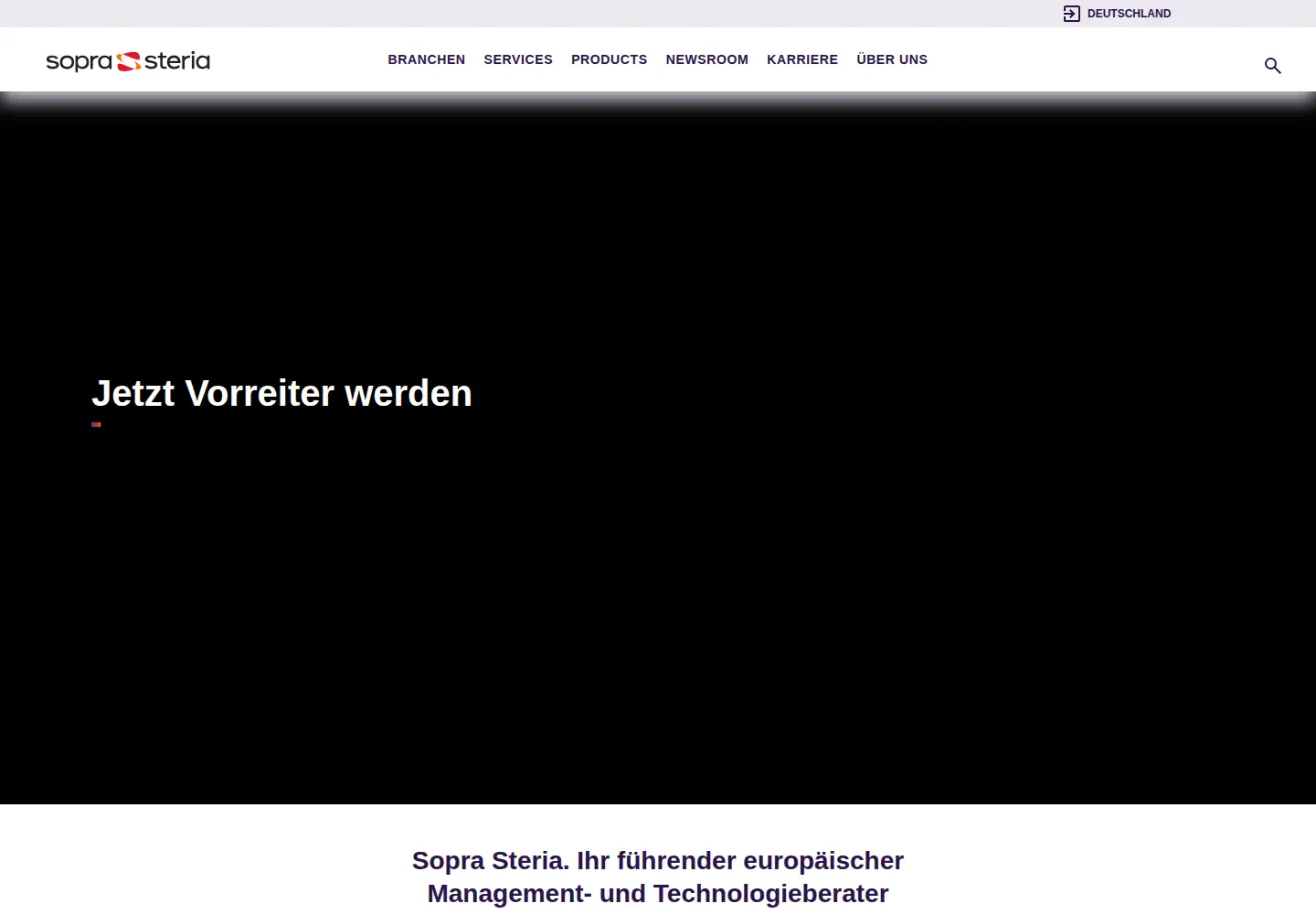 Screenshot of soprasteria.de