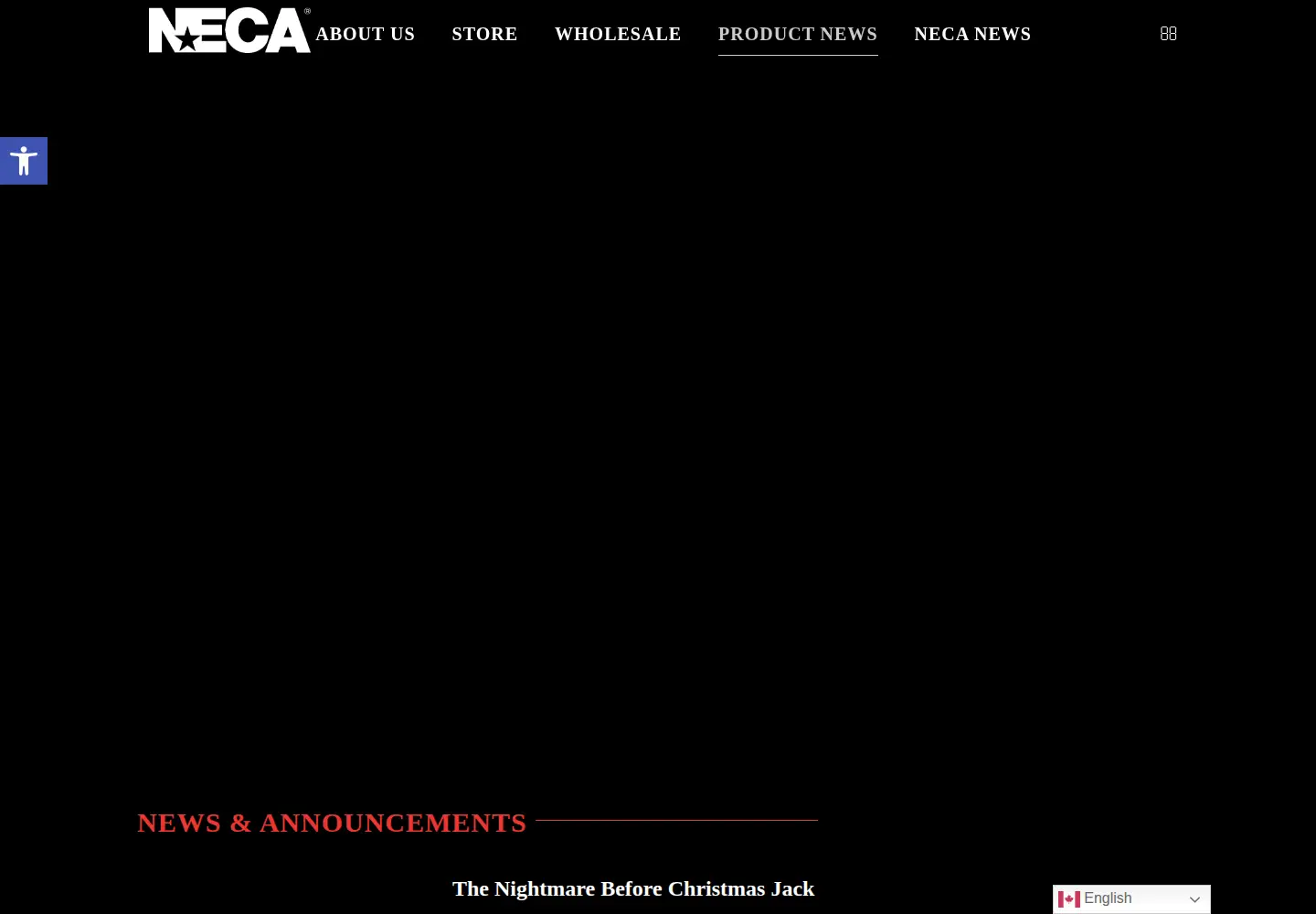 Screenshot of necaonline.com