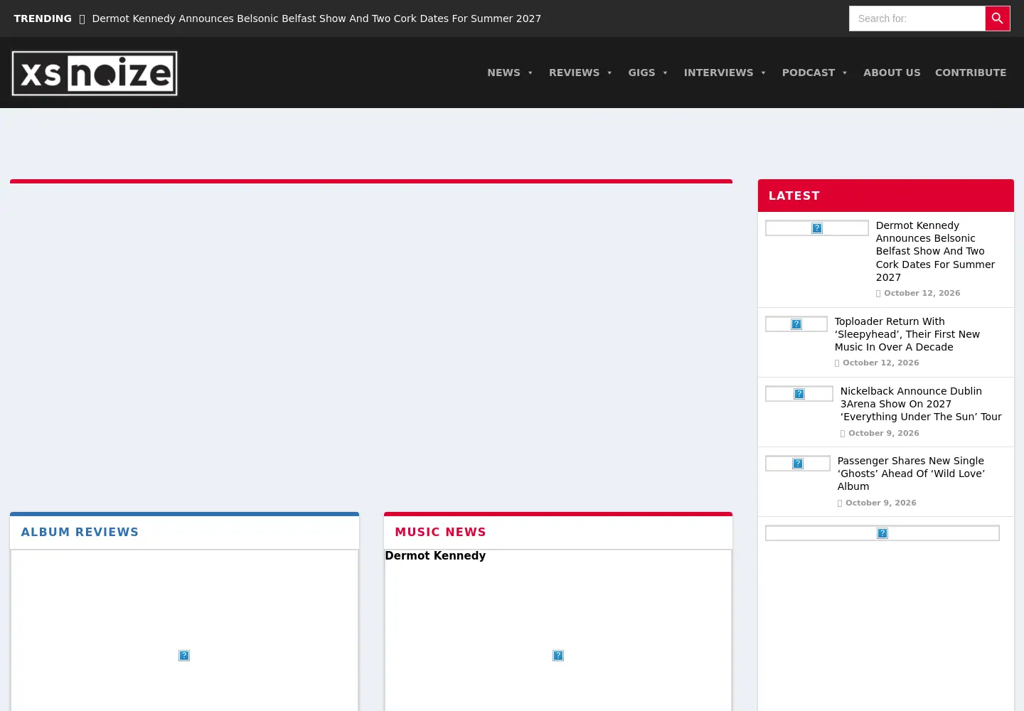 Screenshot of xsnoize.com