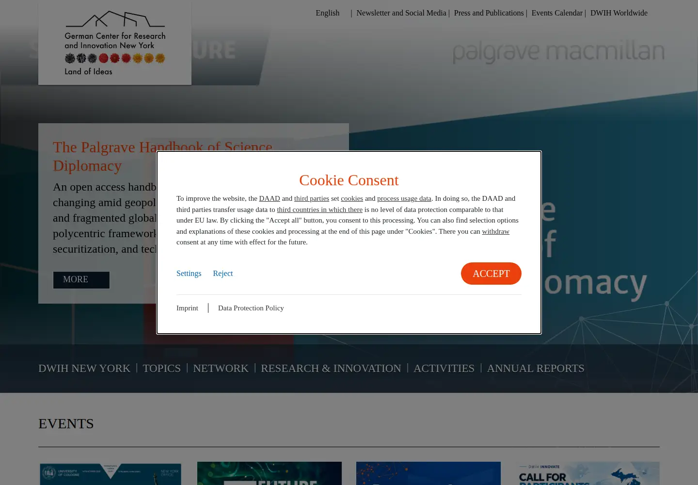 Screenshot of dwih-newyork.org