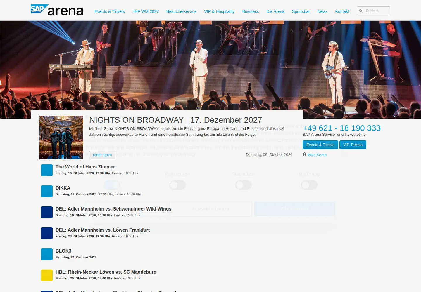 Screenshot of saparena.de