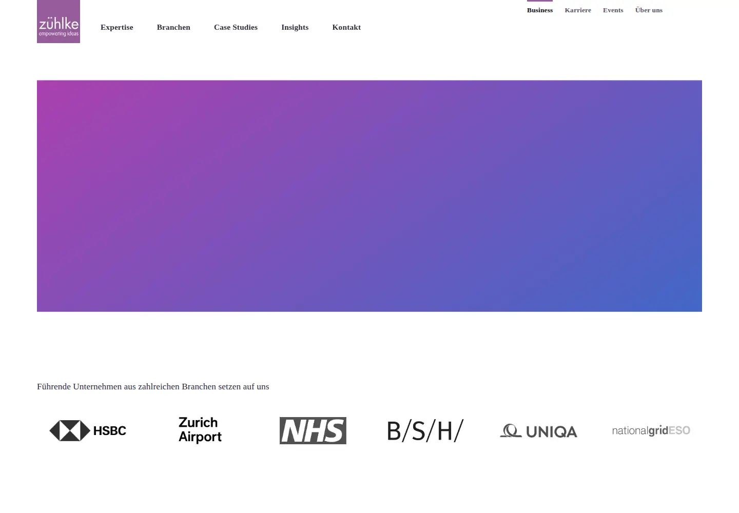 Screenshot of zuehlke.com