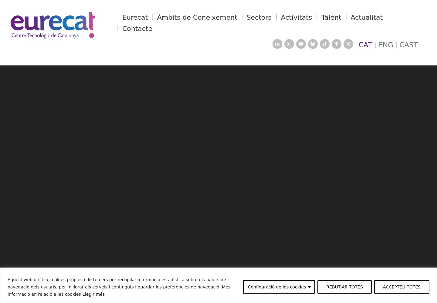 Screenshot of eurecat.org