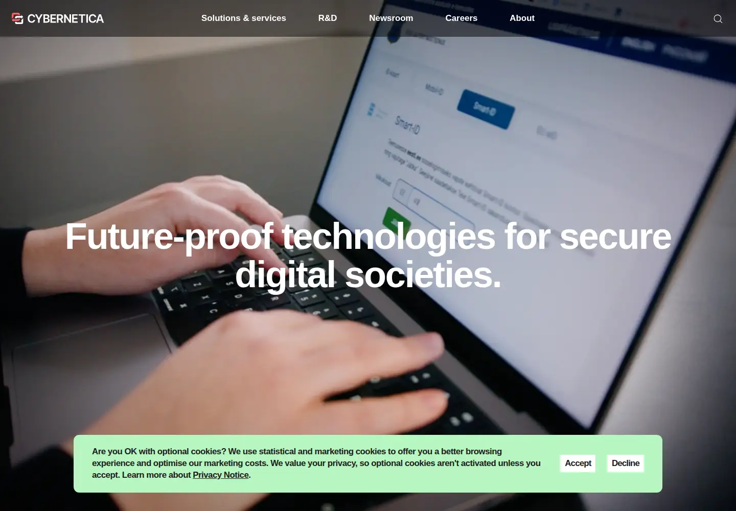 Screenshot of cyber.ee