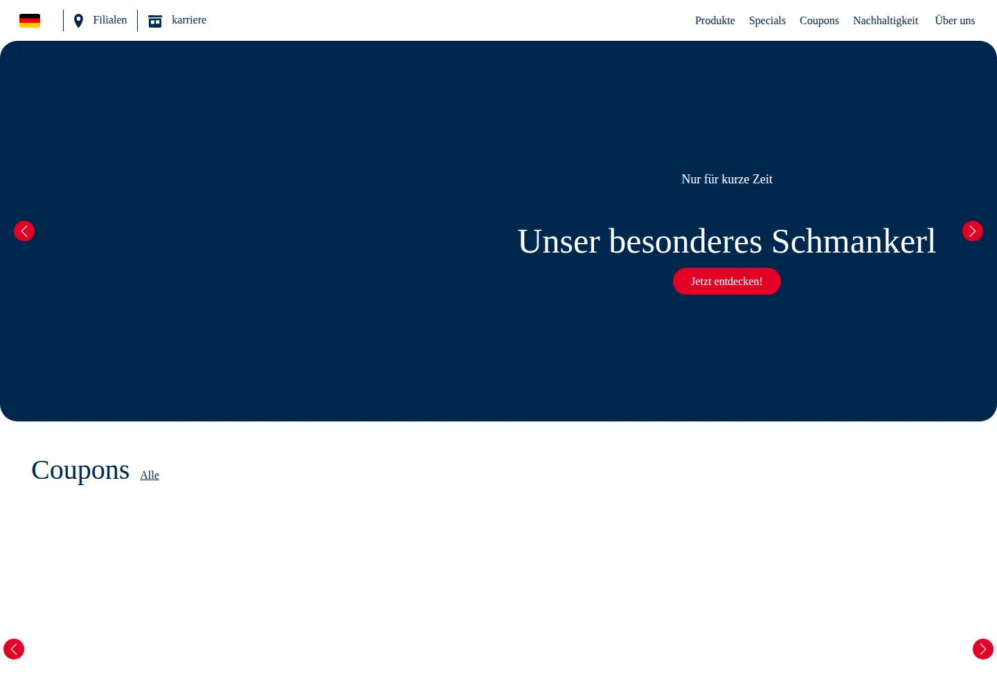 Captured homepage of nordsee.com in the current scan