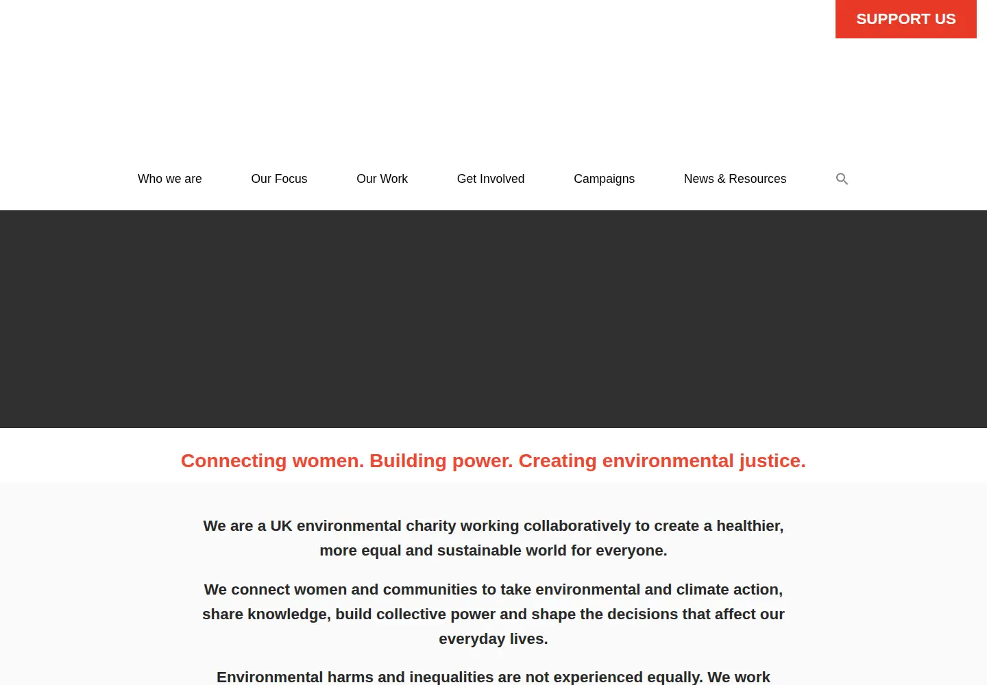 Captured homepage of wen.org.uk in the current scan