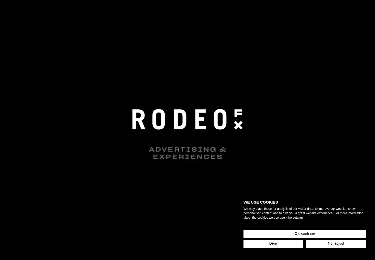 Captured homepage of rodeofx.com in the current scan