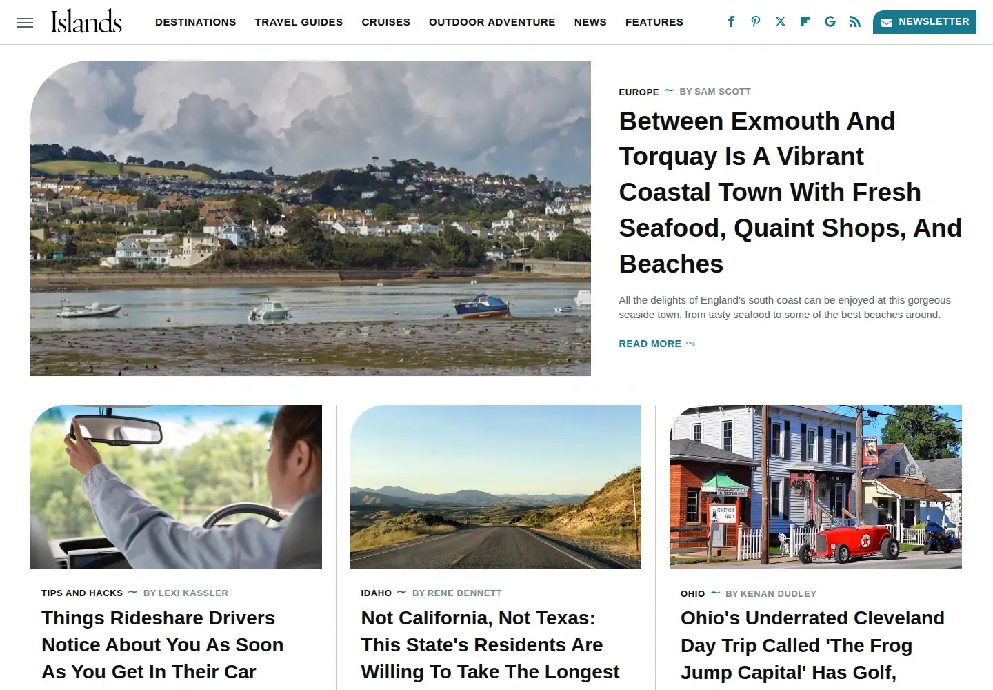 Screenshot of islands.com