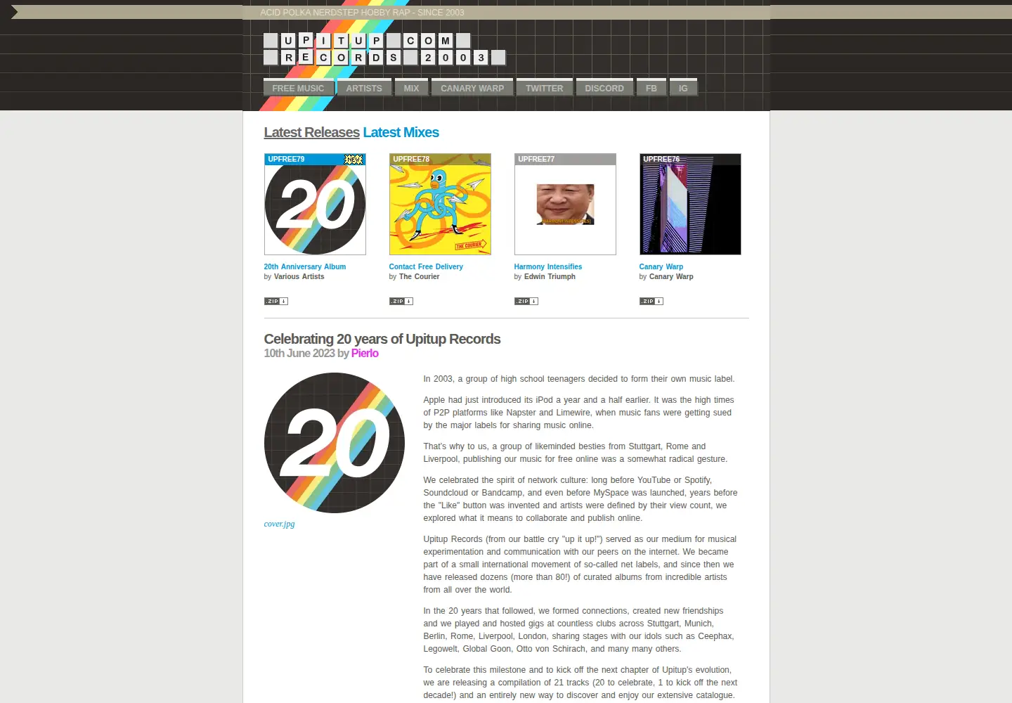Screenshot of upitup.com