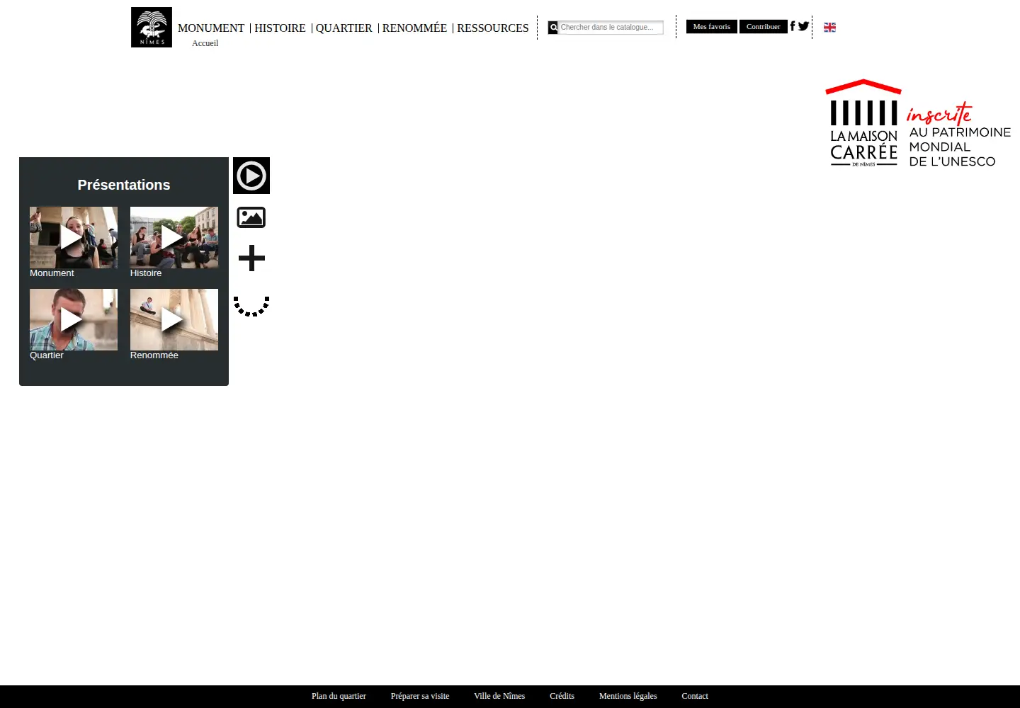 Captured homepage of maisoncarree.eu in the current scan