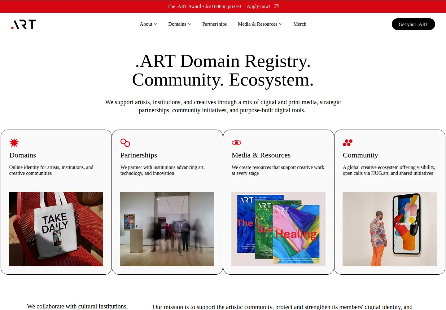 Screenshot of art.art
