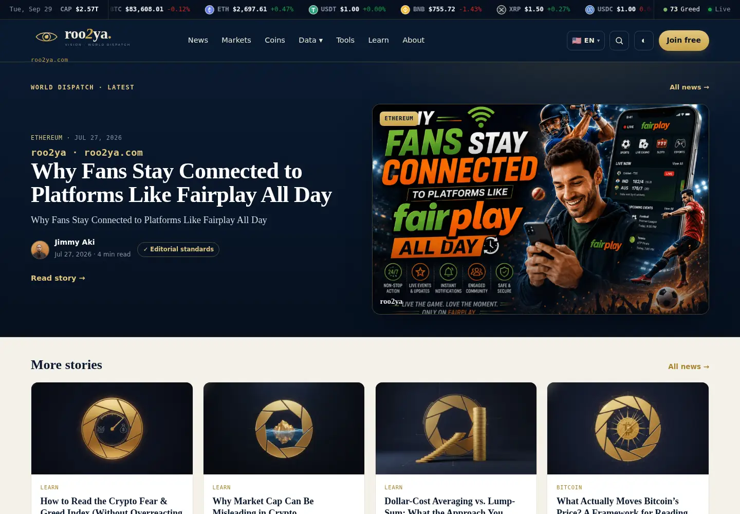 Screenshot of roo2ya.com