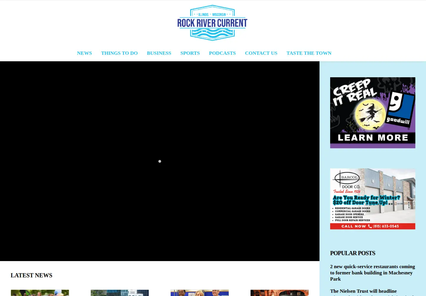 Screenshot of rockrivercurrent.com