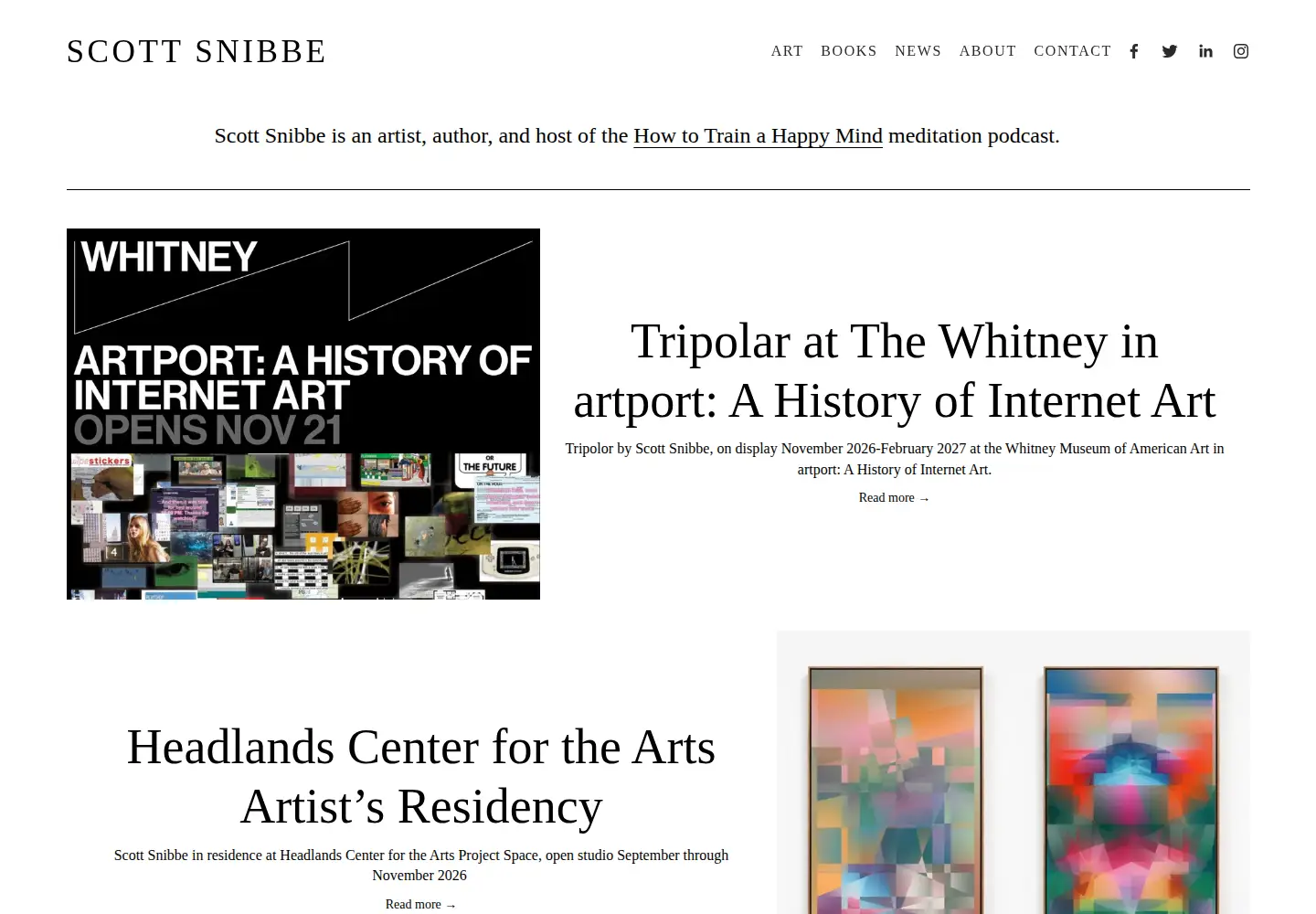 Screenshot of snibbe.com