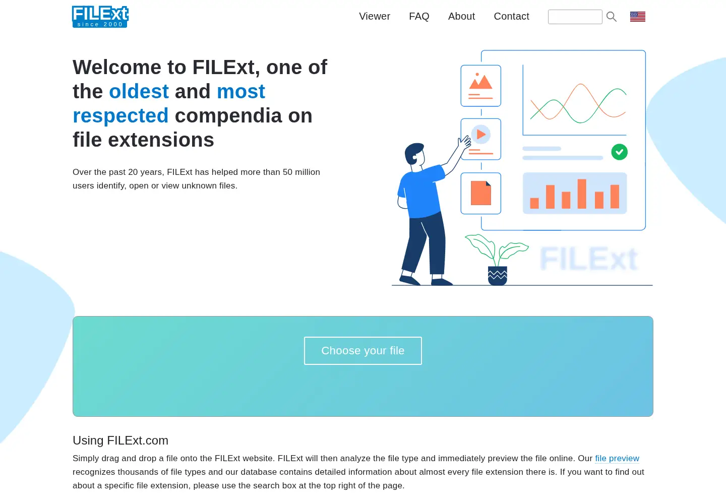 Screenshot of filext.com