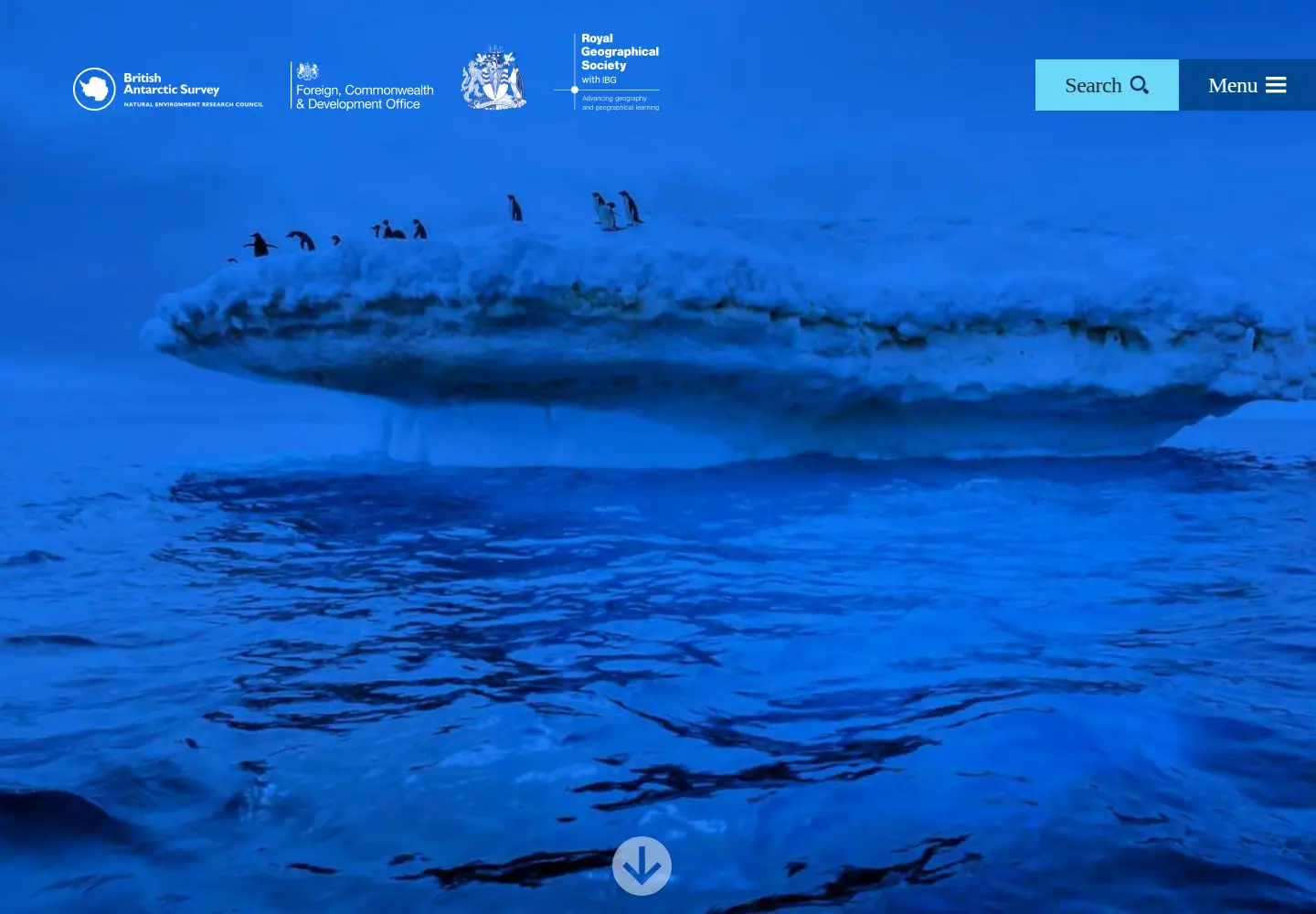 Screenshot of discoveringantarctica.org.uk