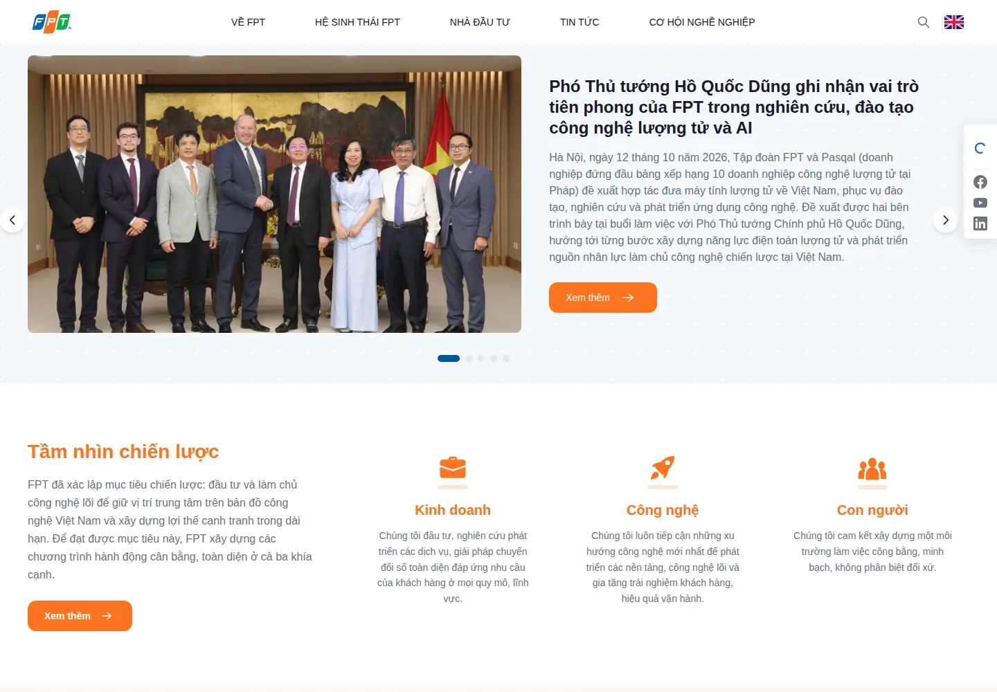 Screenshot of fpt.com.vn