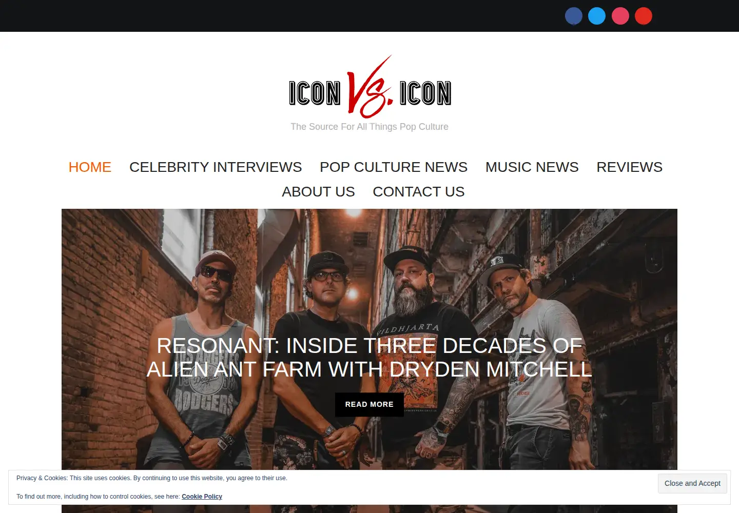 Captured homepage of iconvsicon.com in the current scan
