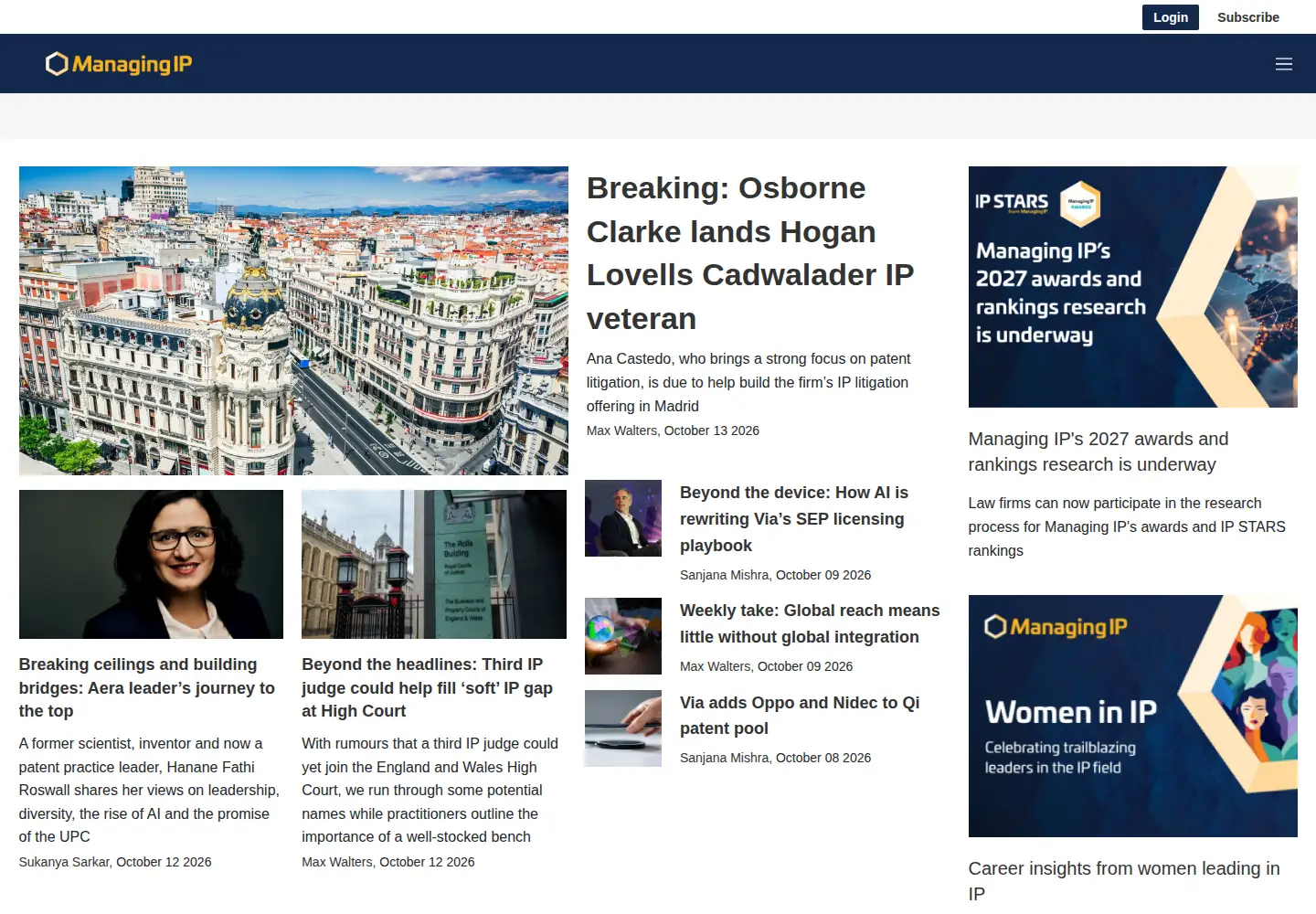Screenshot of managingip.com
