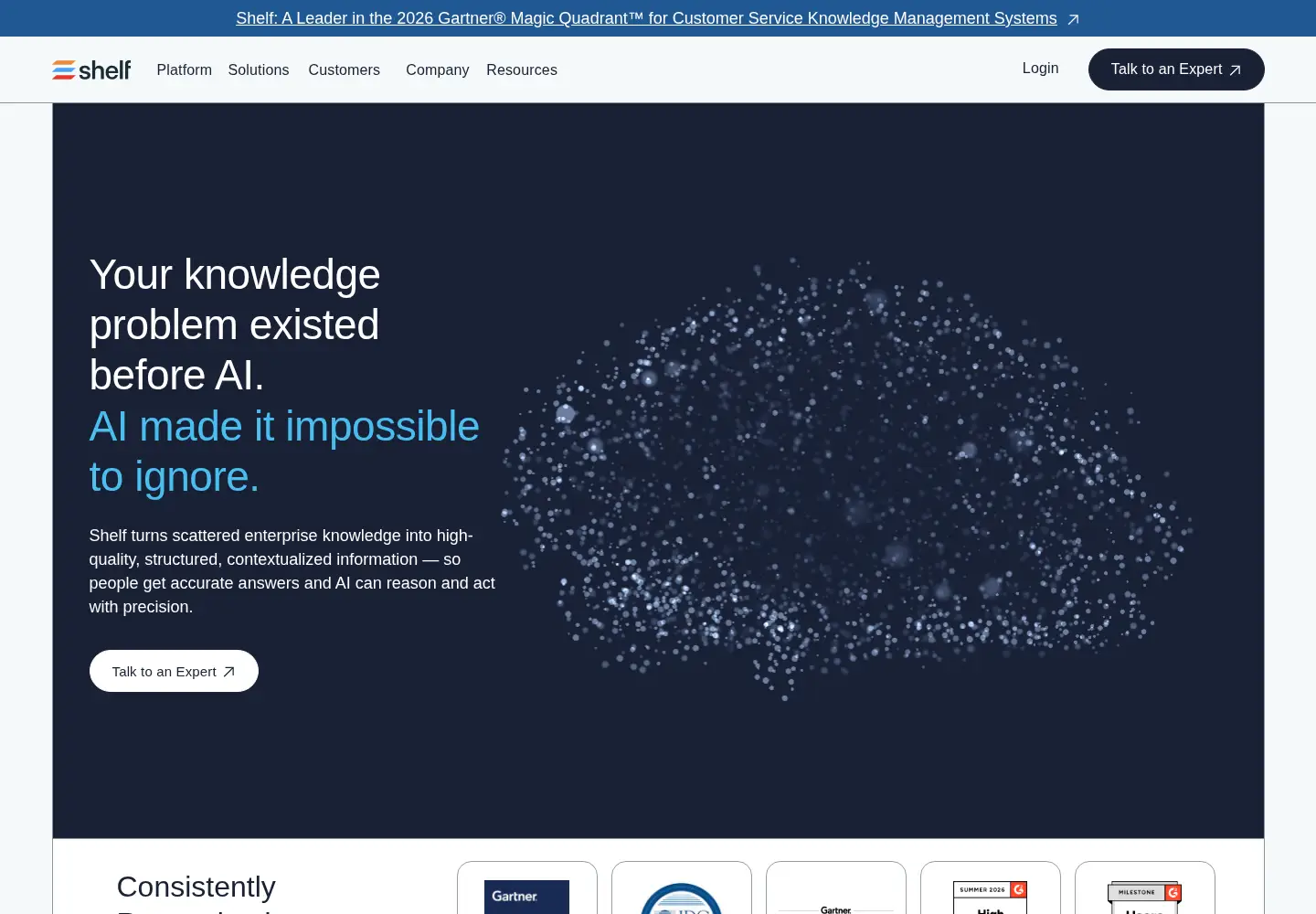 Screenshot of shelf.io