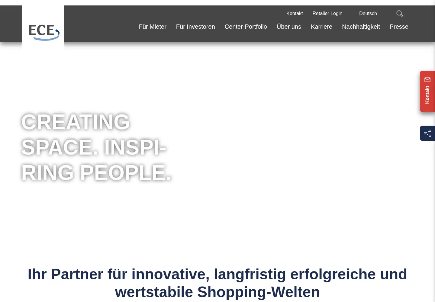 Screenshot of ece.com