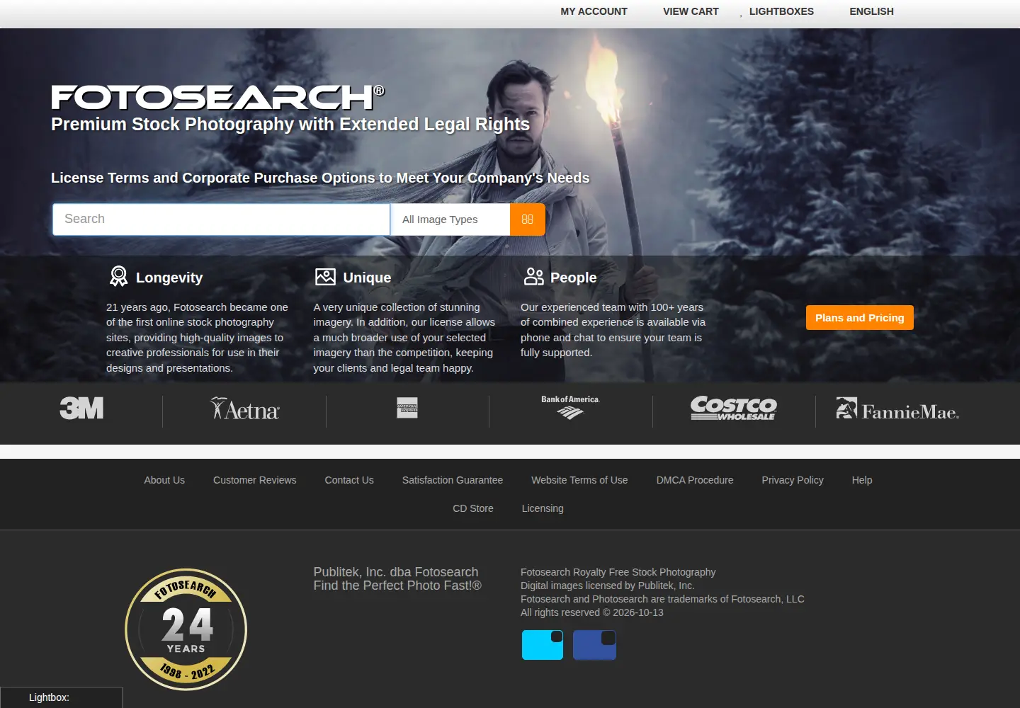 Screenshot of fotosearch.com