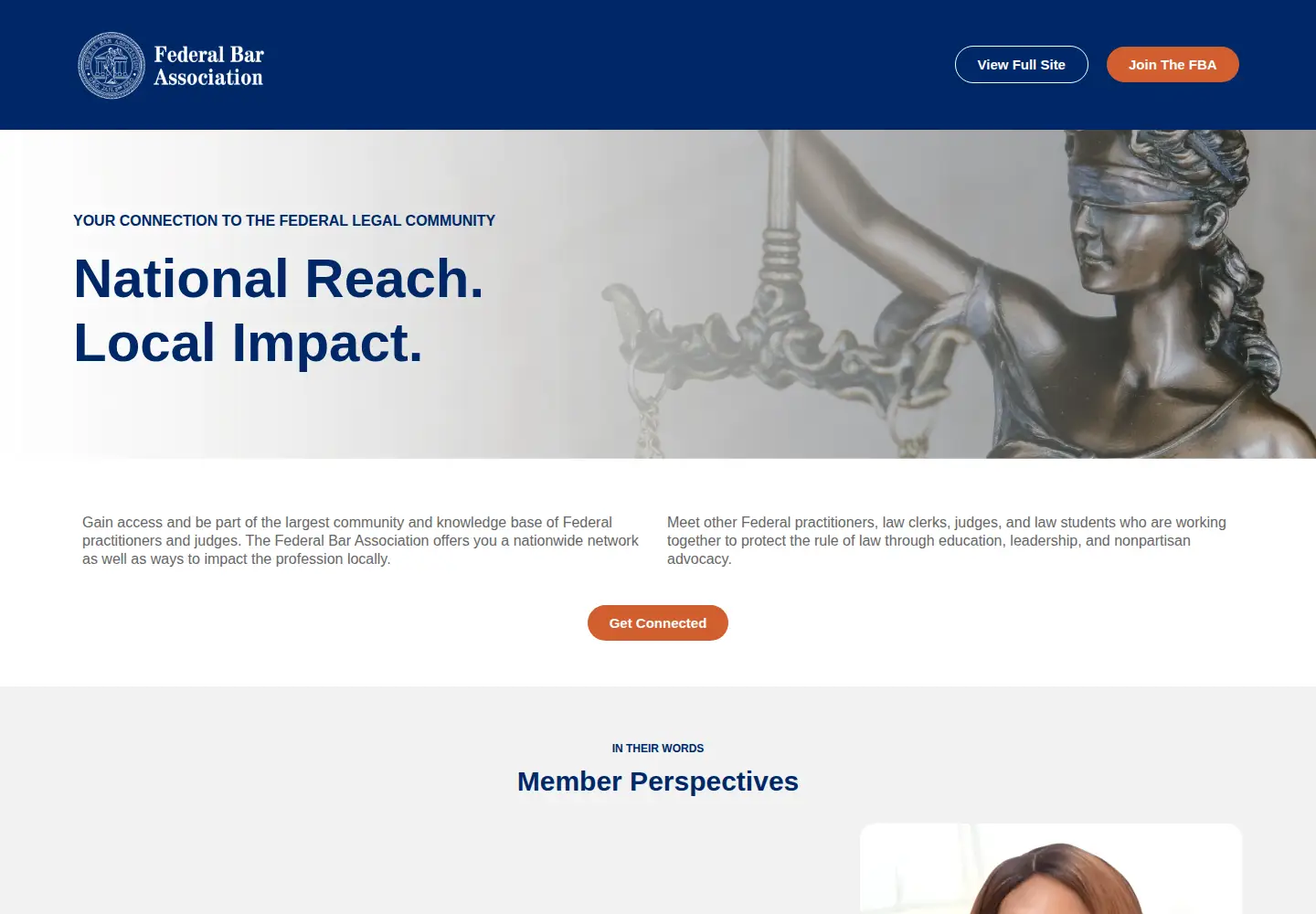 Screenshot of fedbar.org