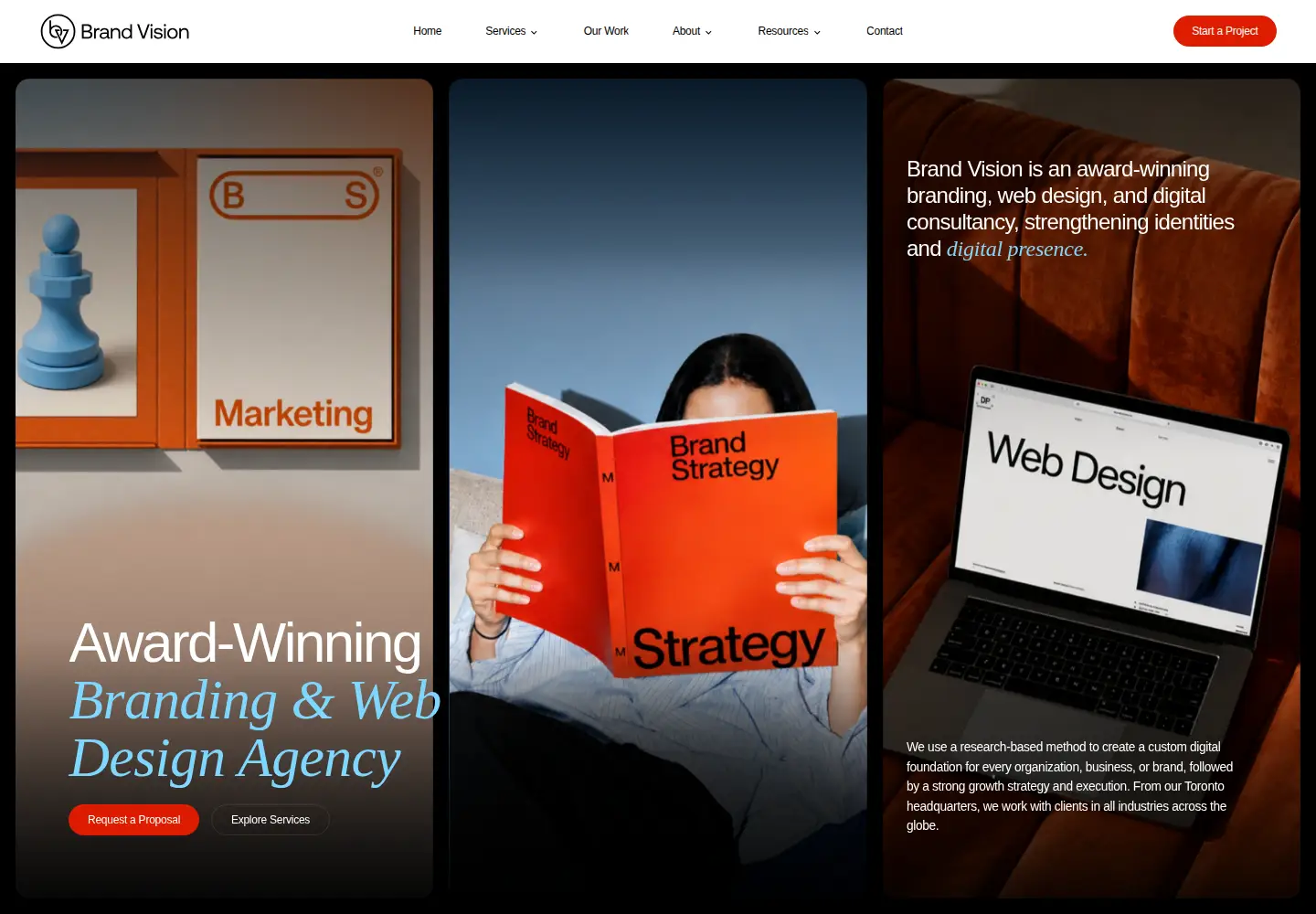 Screenshot of brandvm.com