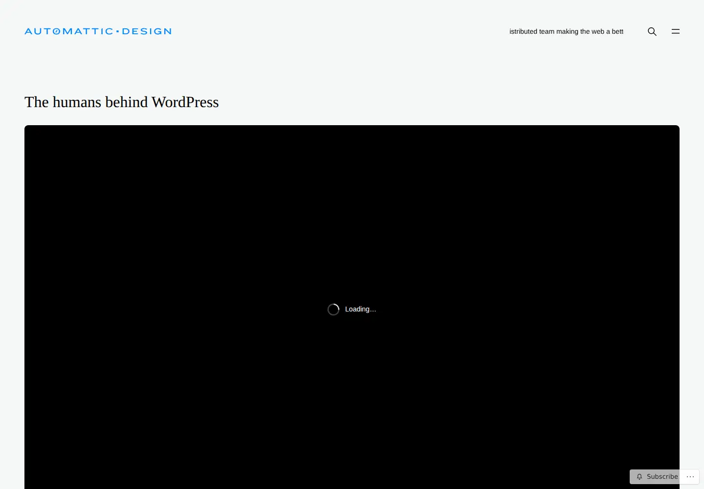 Screenshot of automattic.design