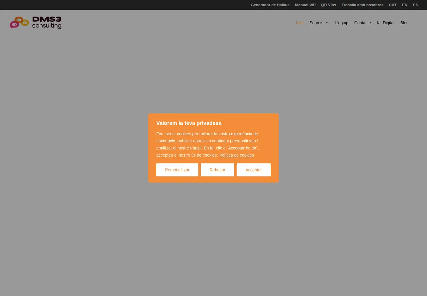Screenshot of demomentsomtres.com
