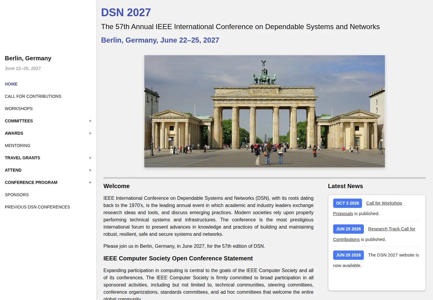 Screenshot of dsn.org