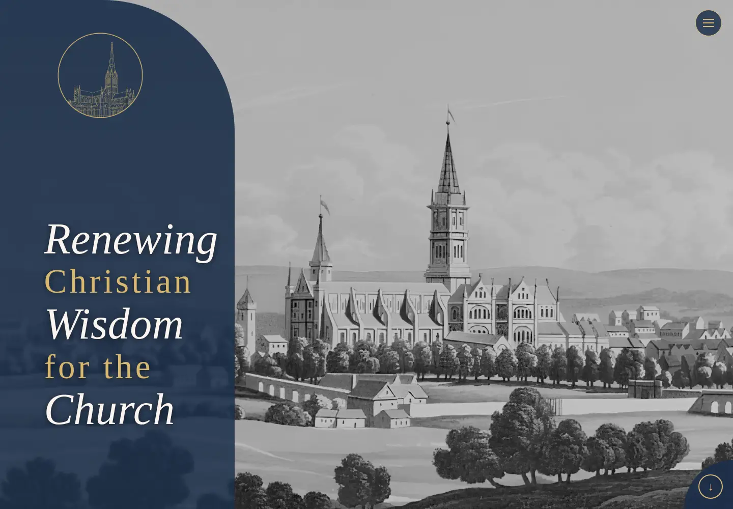 Captured homepage of davenantinstitute.org in the current scan