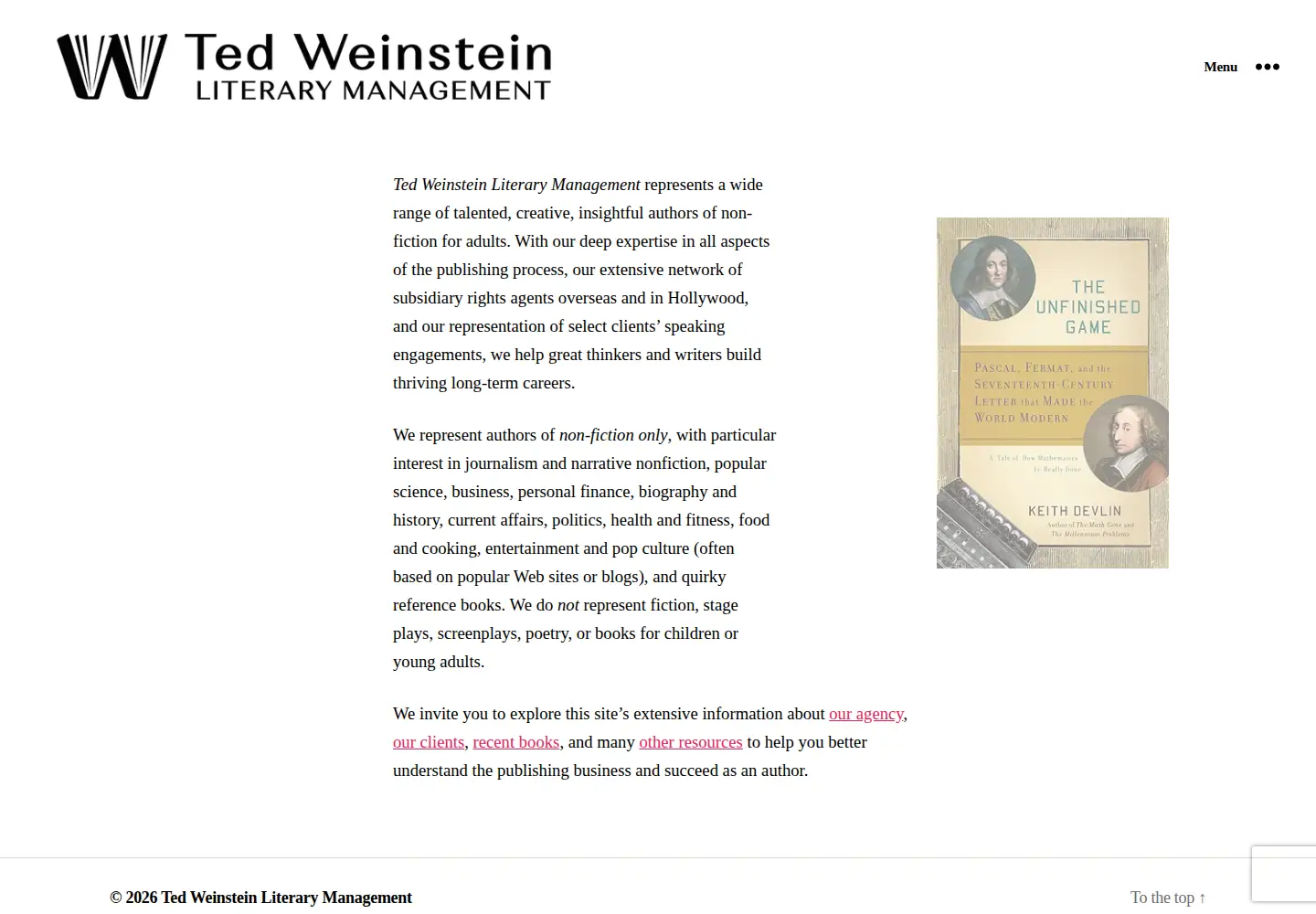 Screenshot of twliterary.com