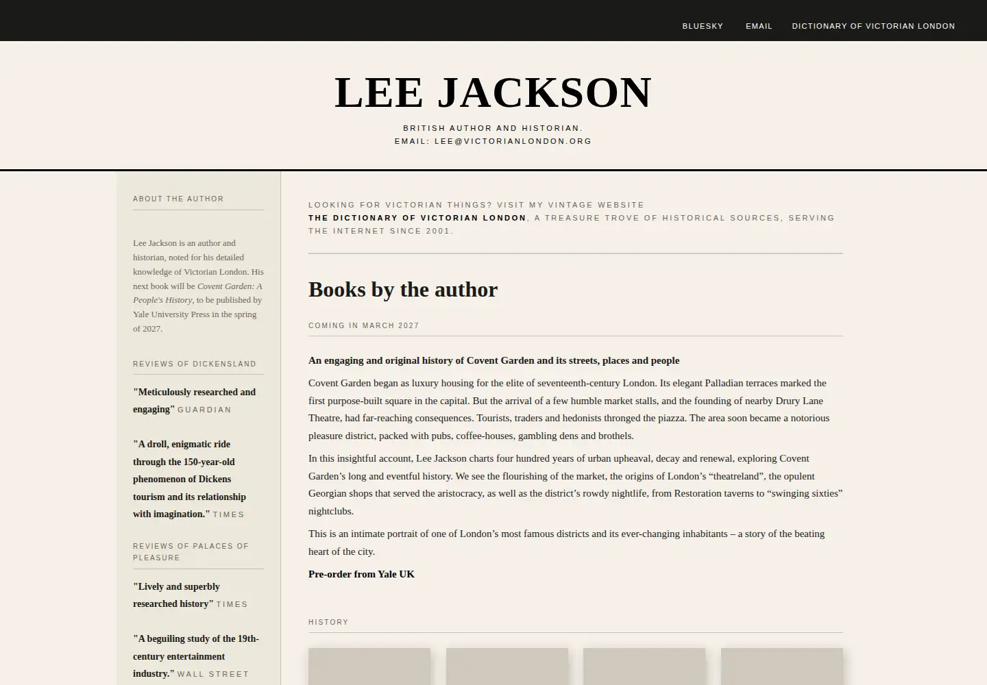 Screenshot of victorianlondon.org