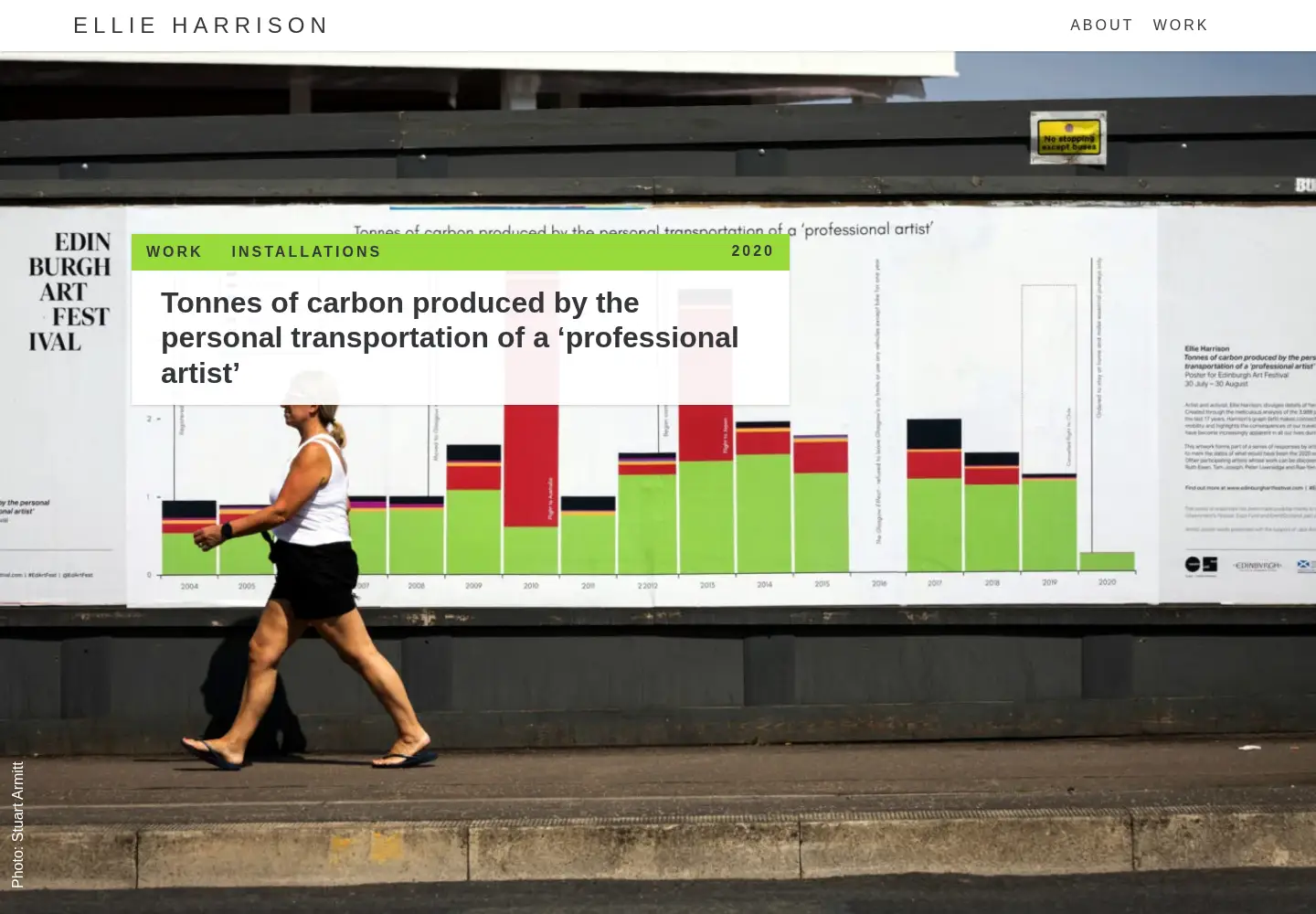 Screenshot of ellieharrison.com