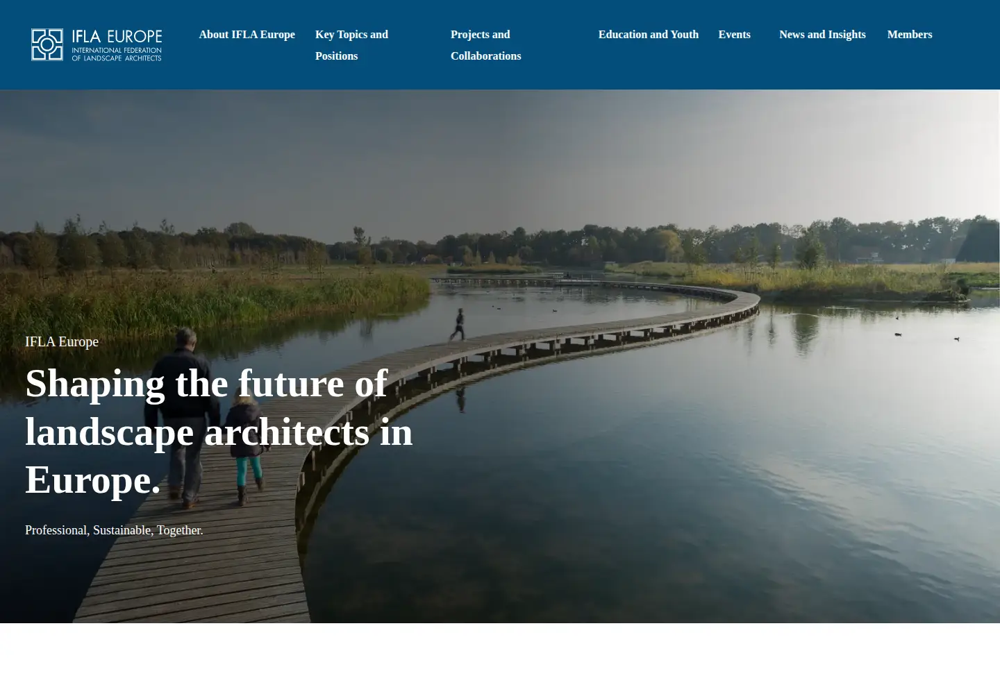 Screenshot of iflaeurope.eu