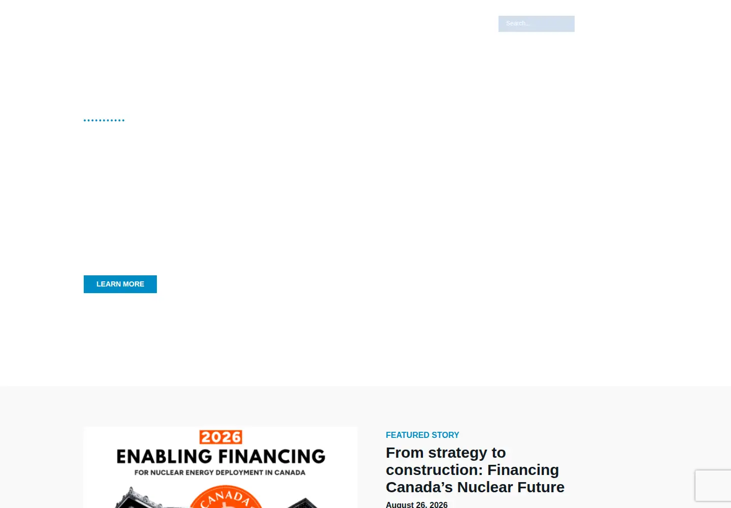 Captured homepage of cna.ca in the current scan