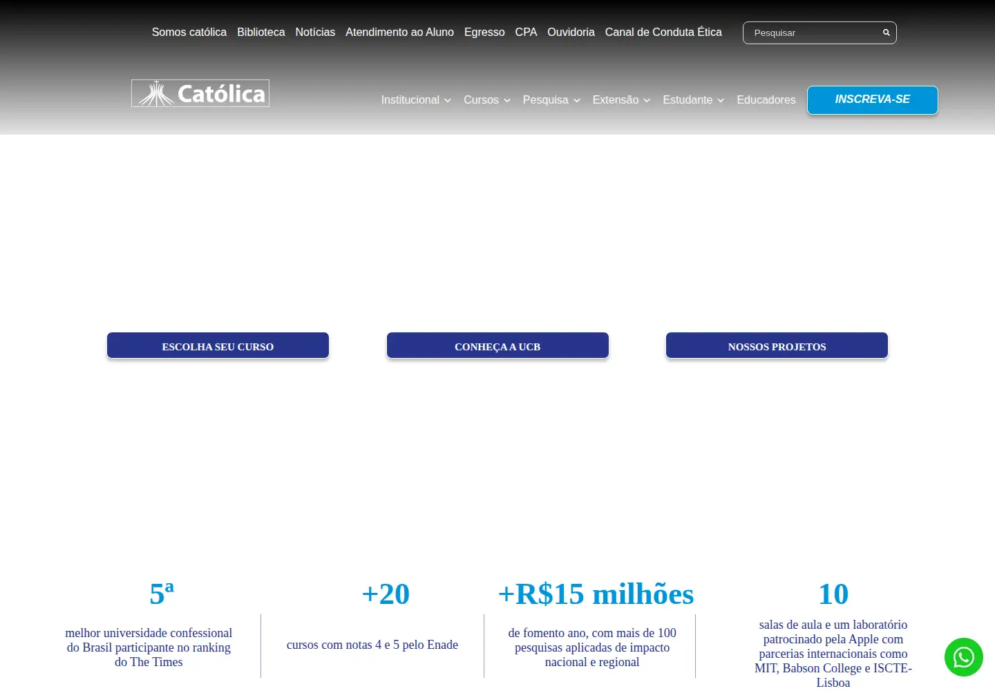 Screenshot of ucb.br