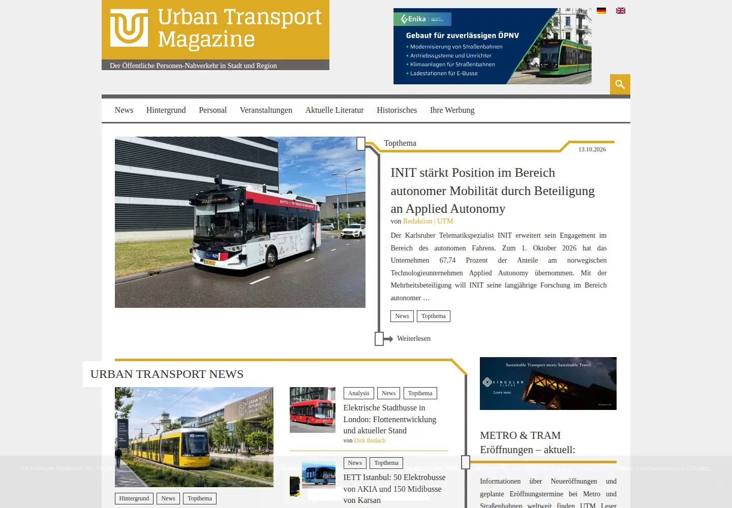 Screenshot of urban-transport-magazine.com