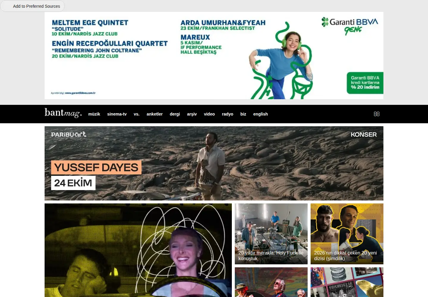 Screenshot of bantmag.com