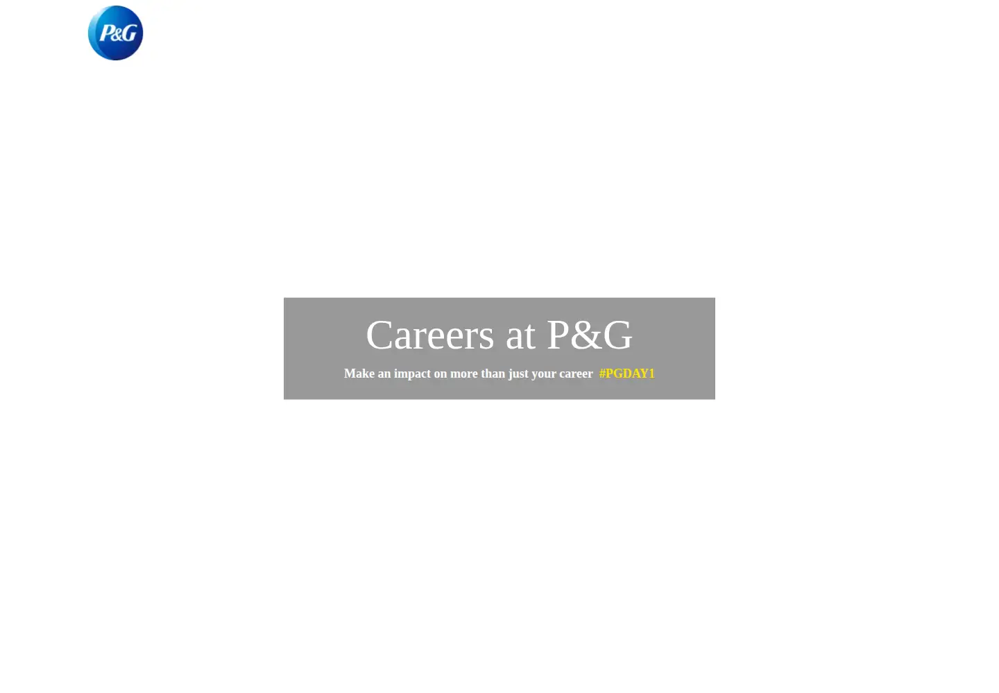 Captured homepage of pgcareers.com in the current scan