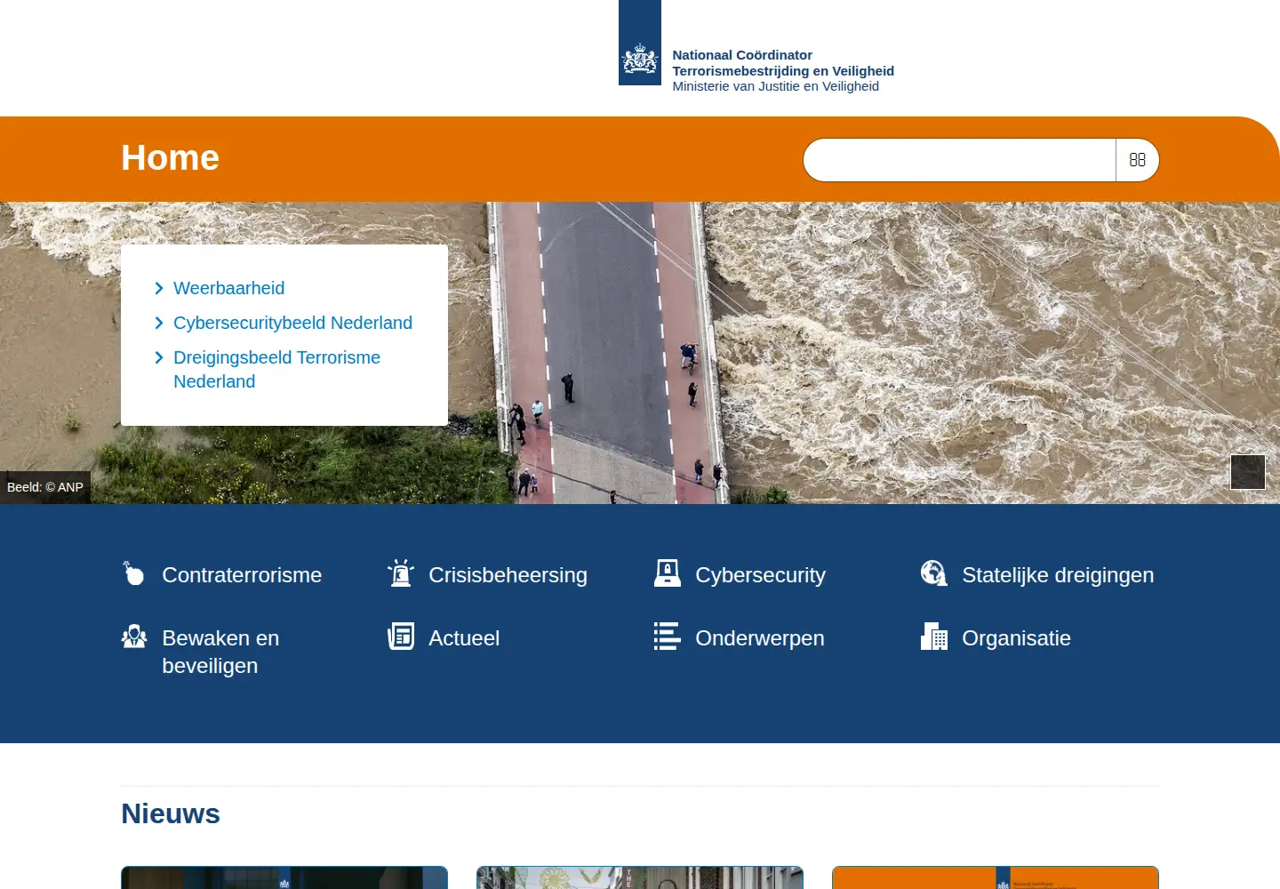 Screenshot of nctv.nl