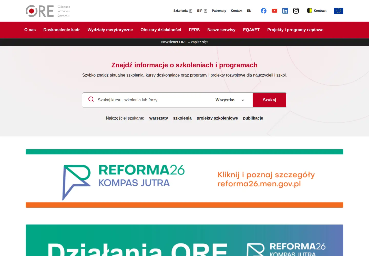 Screenshot of ore.edu.pl