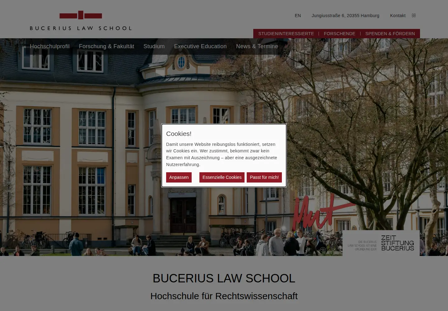 Screenshot of law-school.de