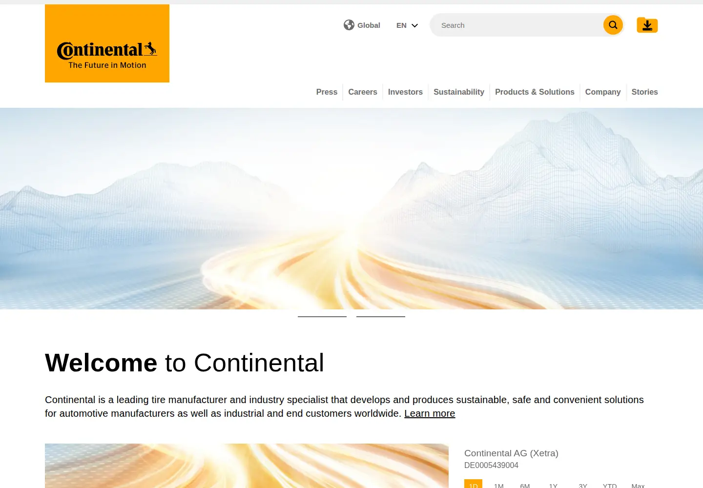 Screenshot of continental-corporation.com
